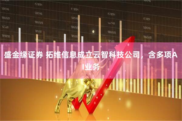 盛金缘证券 拓维信息成立云智科技公司，含多项AI业务