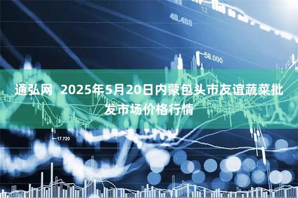 通弘网 2025年5月20日内蒙包头市友谊蔬菜批发市场价格行情